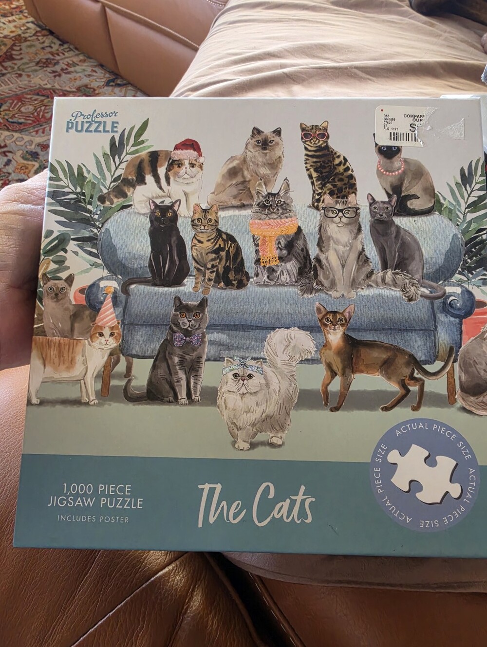 The Cats 1,000-Piece Jigsaw Puzzle Bonus Poster Included New in Box